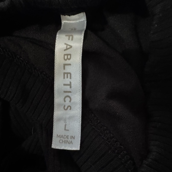 Fabletics Black Ribbed Tank Top - Picture 3 of 3